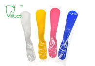 Renkli Tek Kullanımlık Plastik Diş Spatula kolay temizlik